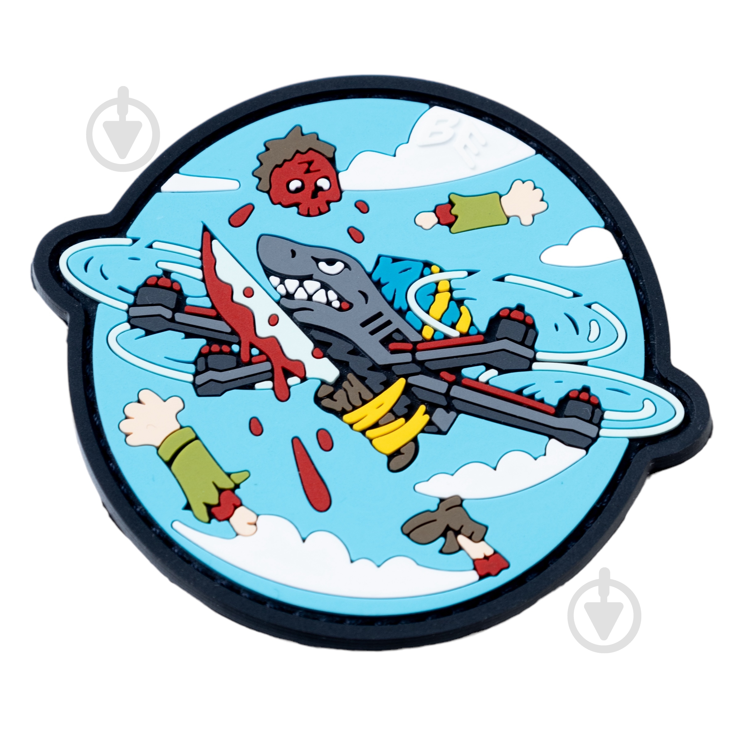 Патчи Brand Element ПВХ (шеврон) "FPV" разноцветный, 6см - фото 2