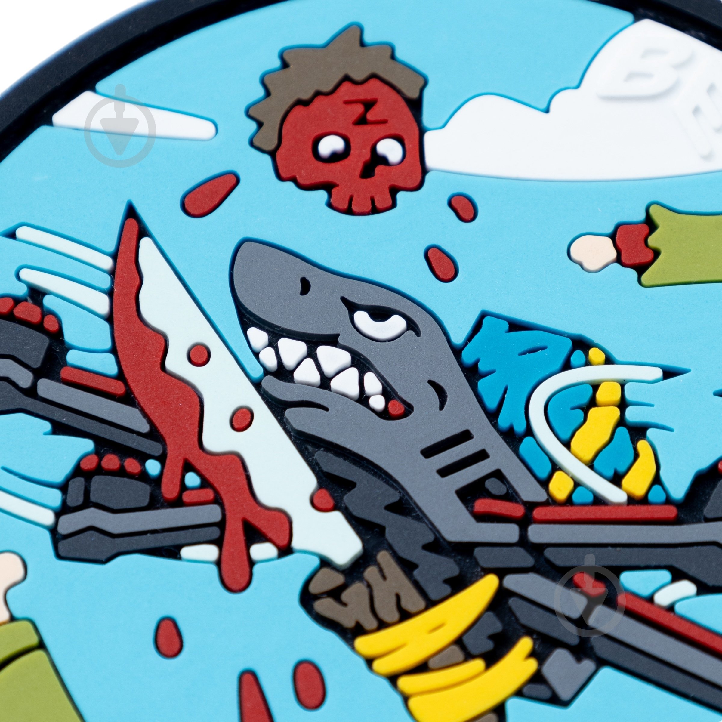 Патчи Brand Element ПВХ (шеврон) "FPV" разноцветный, 6см - фото 3