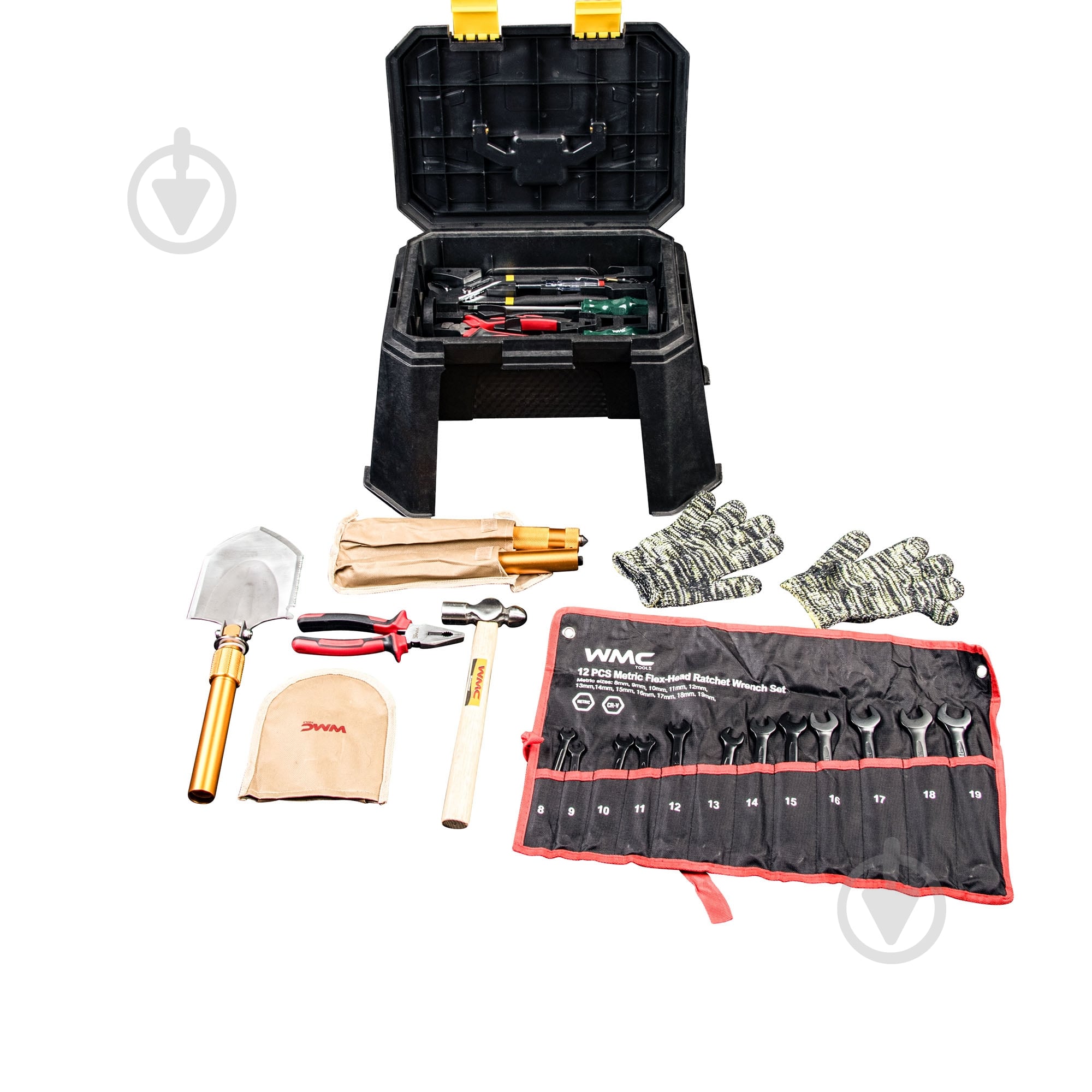 Набор ручного инструмента WMC TOOLS 65 шт. 4065C - фото 2