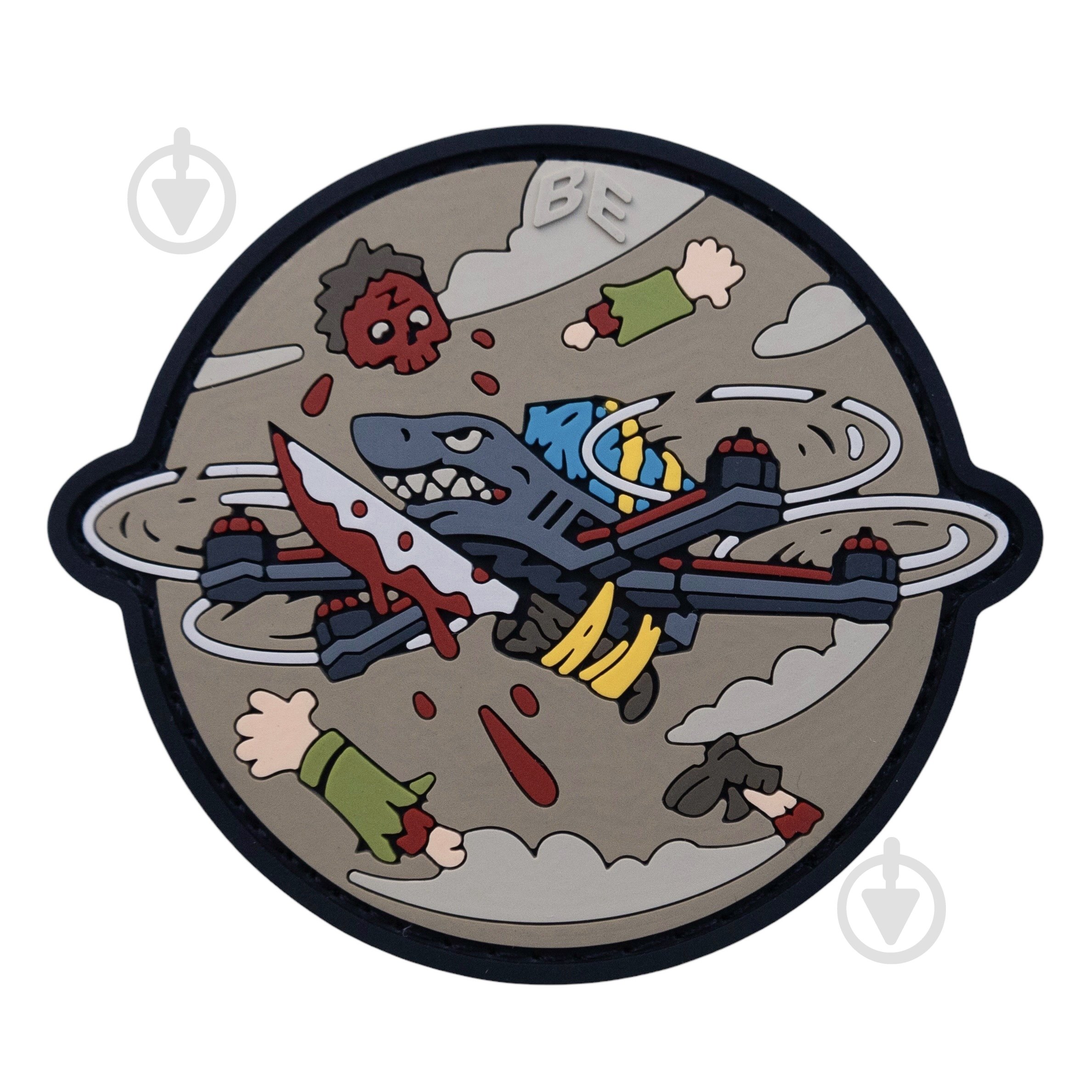 Патчи Brand Element ПВХ (шеврон) "FPV" койот, 6см - фото 1