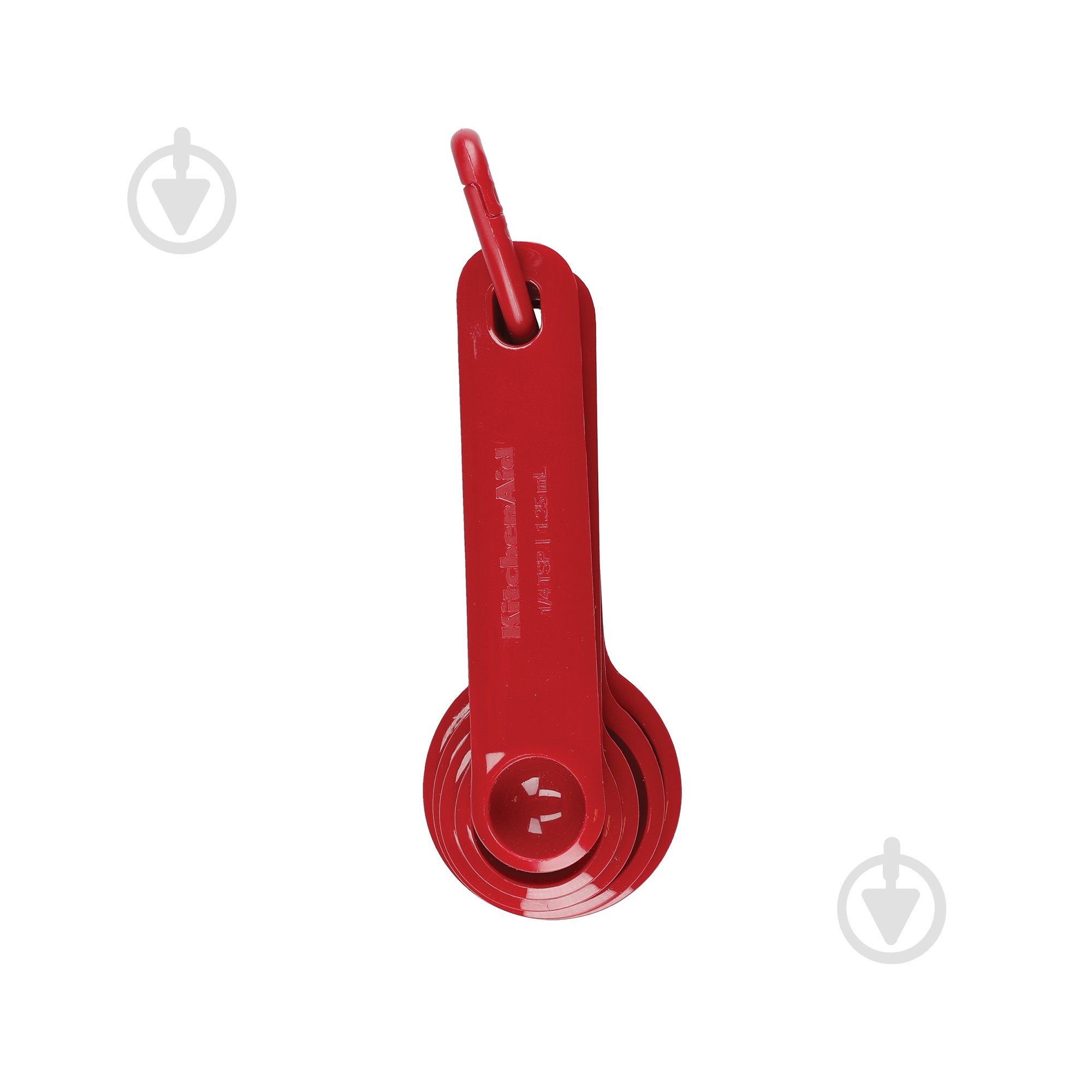 Набір мірних ложок KitchenAid Universal, 5 шт, червоний (KQG057OHERE) - фото 3