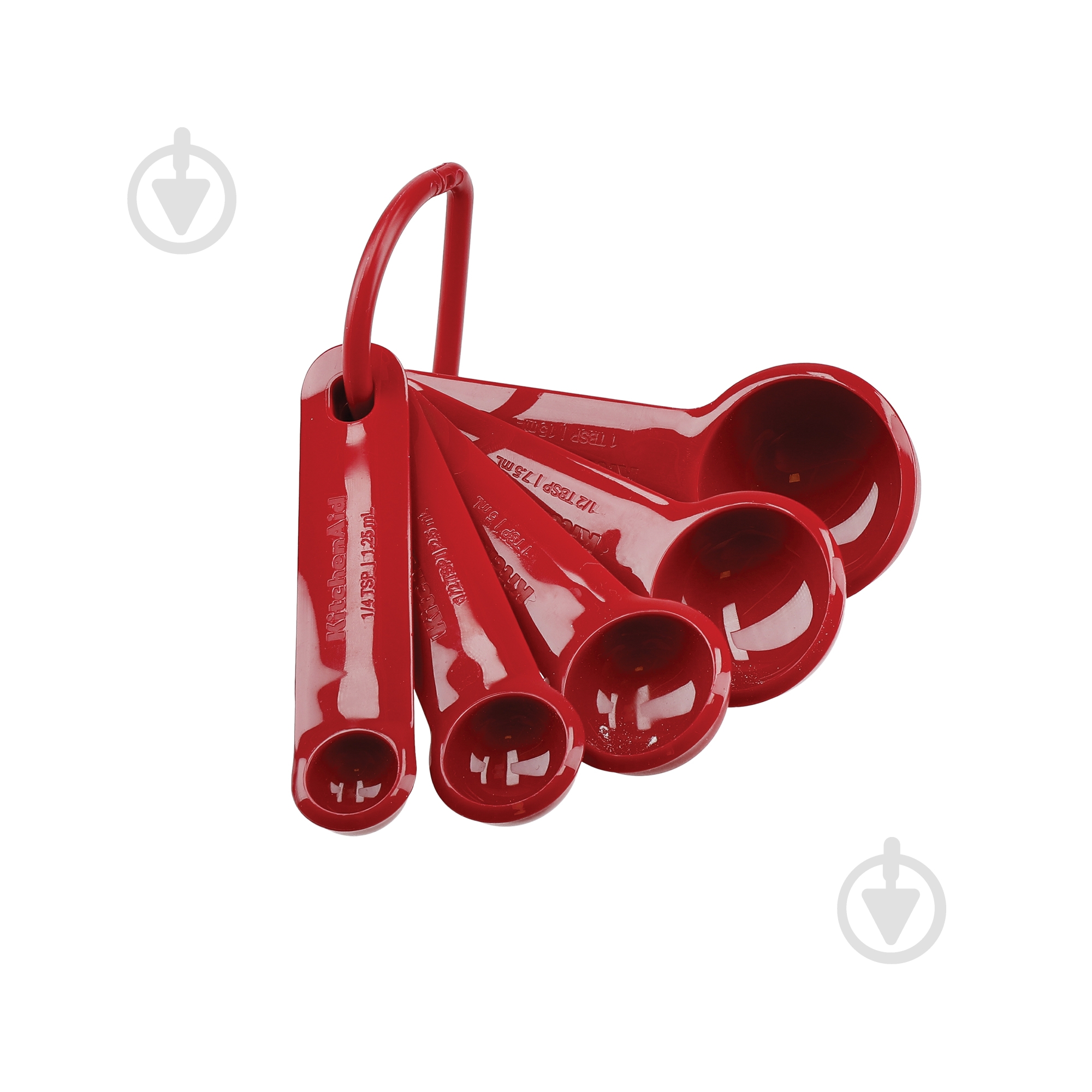 Набір мірних ложок KitchenAid Universal, 5 шт, червоний (KQG057OHERE) - фото 2