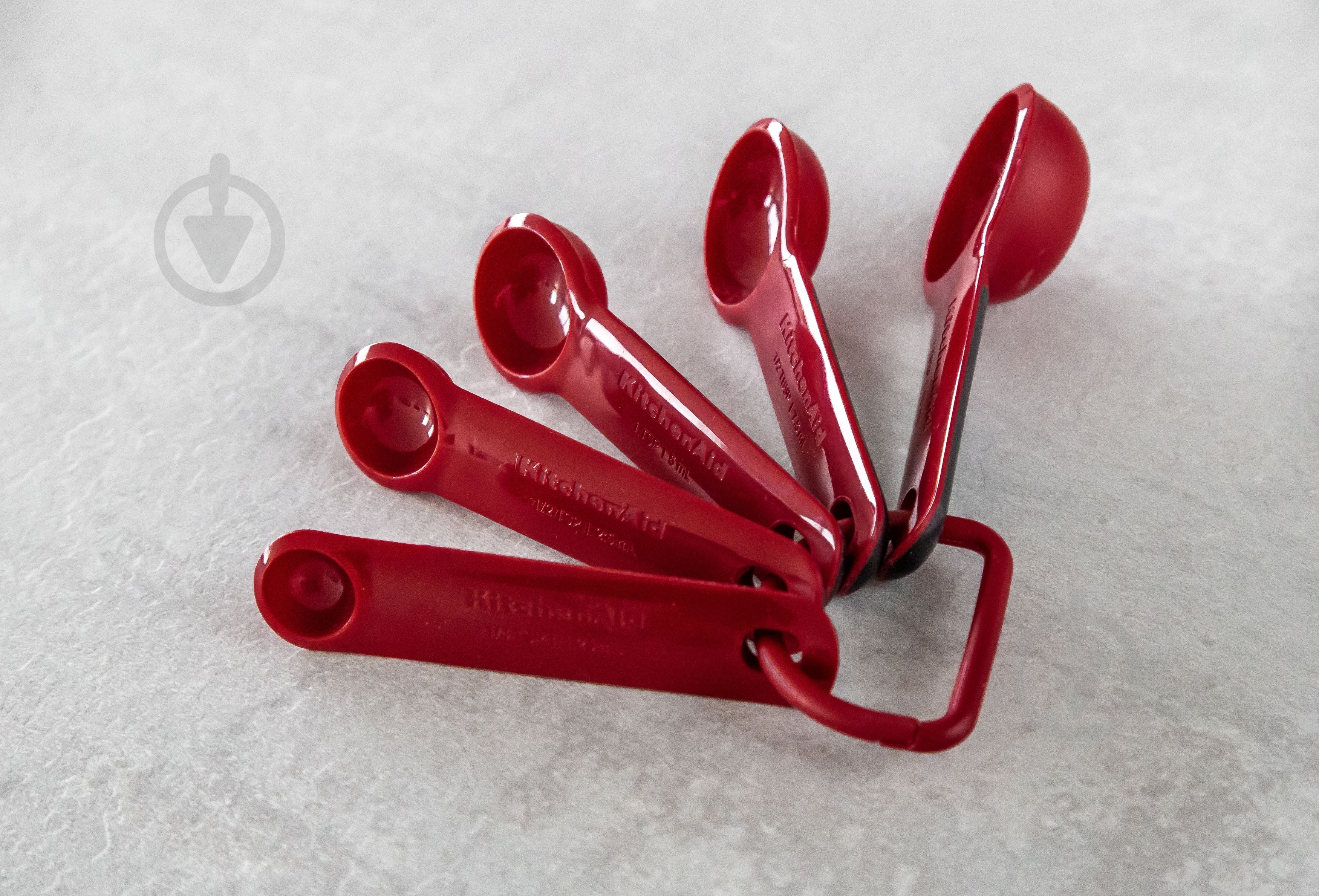 Набір мірних ложок KitchenAid Universal, 5 шт, червоний (KQG057OHERE) - фото 5