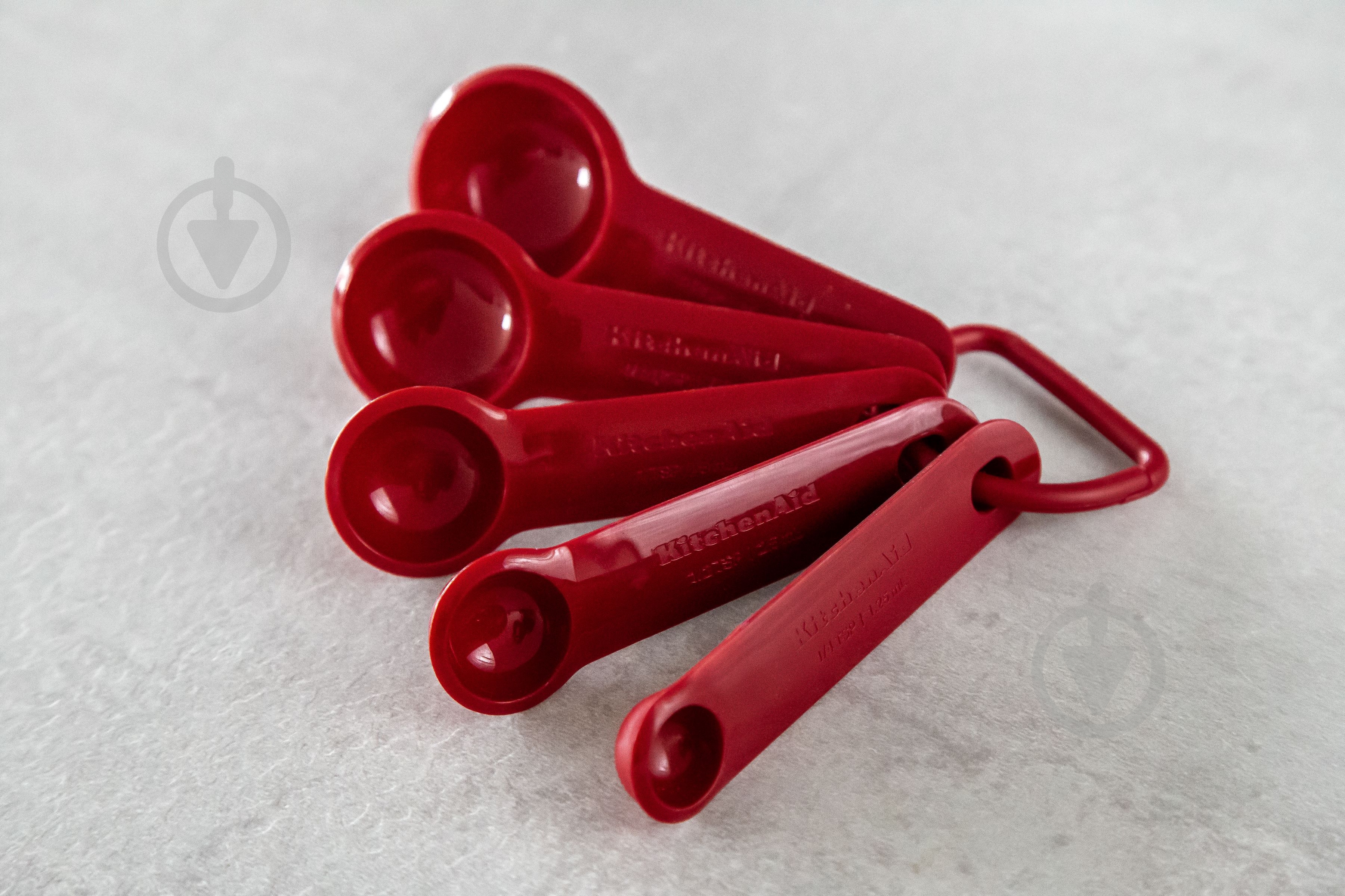 Набір мірних ложок KitchenAid Universal, 5 шт, червоний (KQG057OHERE) - фото 6