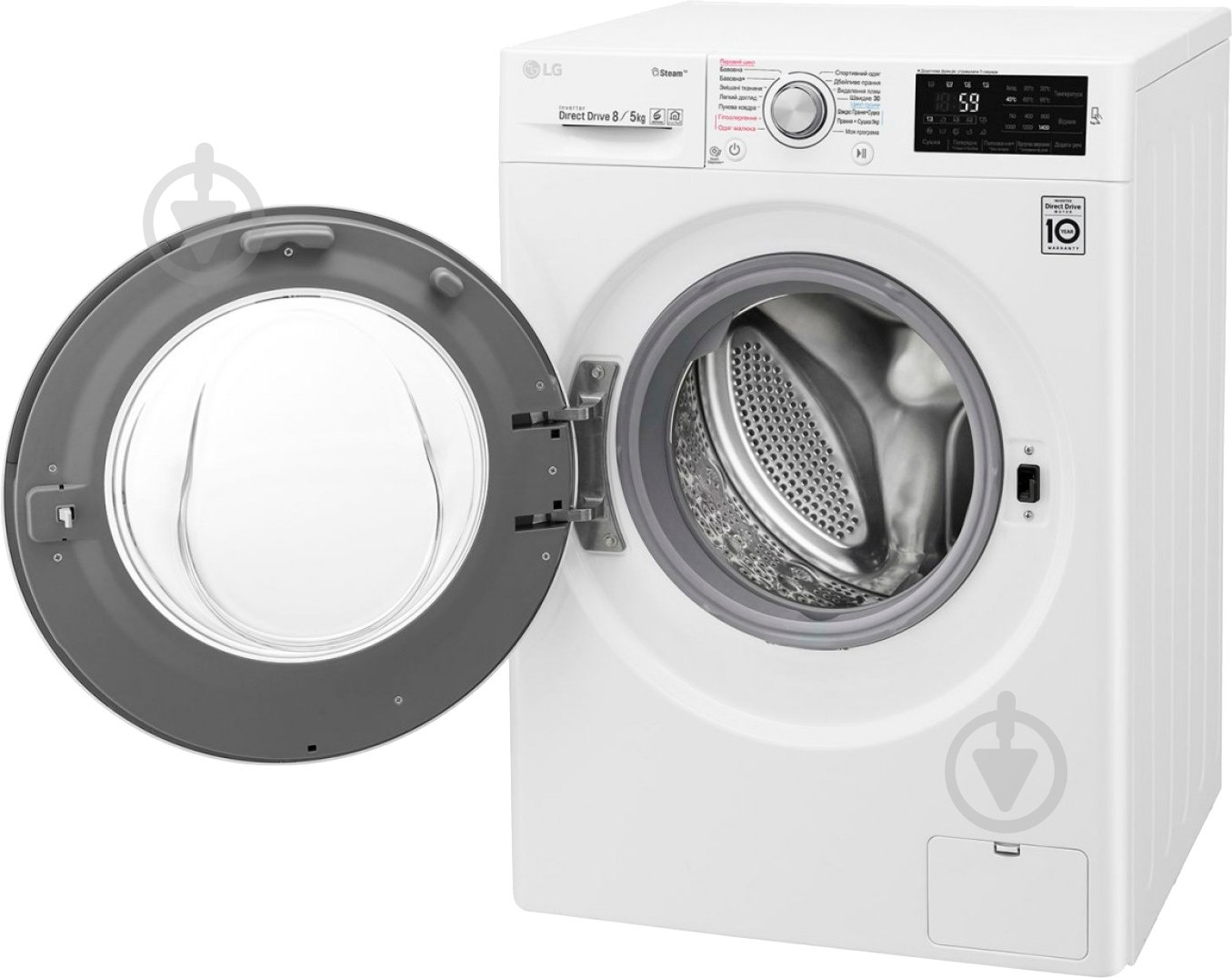 Стиральная машина с сушкой LG F4J6TGW1W - фото 8 Стиральная машина с сушкой LG F4J6TGW1W - фото 8