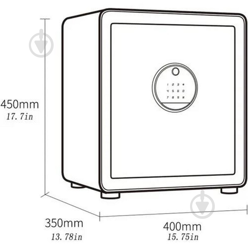 Сейф Xiaomi CRMCR BGX-X1-45MP White - фото 11 Сейф Xiaomi CRMCR BGX-X1-45MP White - фото 11