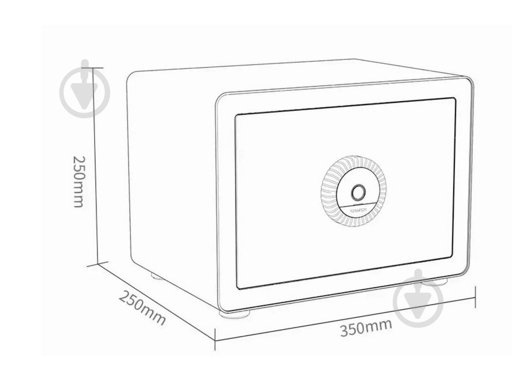 Сейф Xiaomi CRMCR 25Z BGX-X1-25Z - фото 5 Сейф Xiaomi CRMCR 25Z BGX-X1-25Z - фото 5