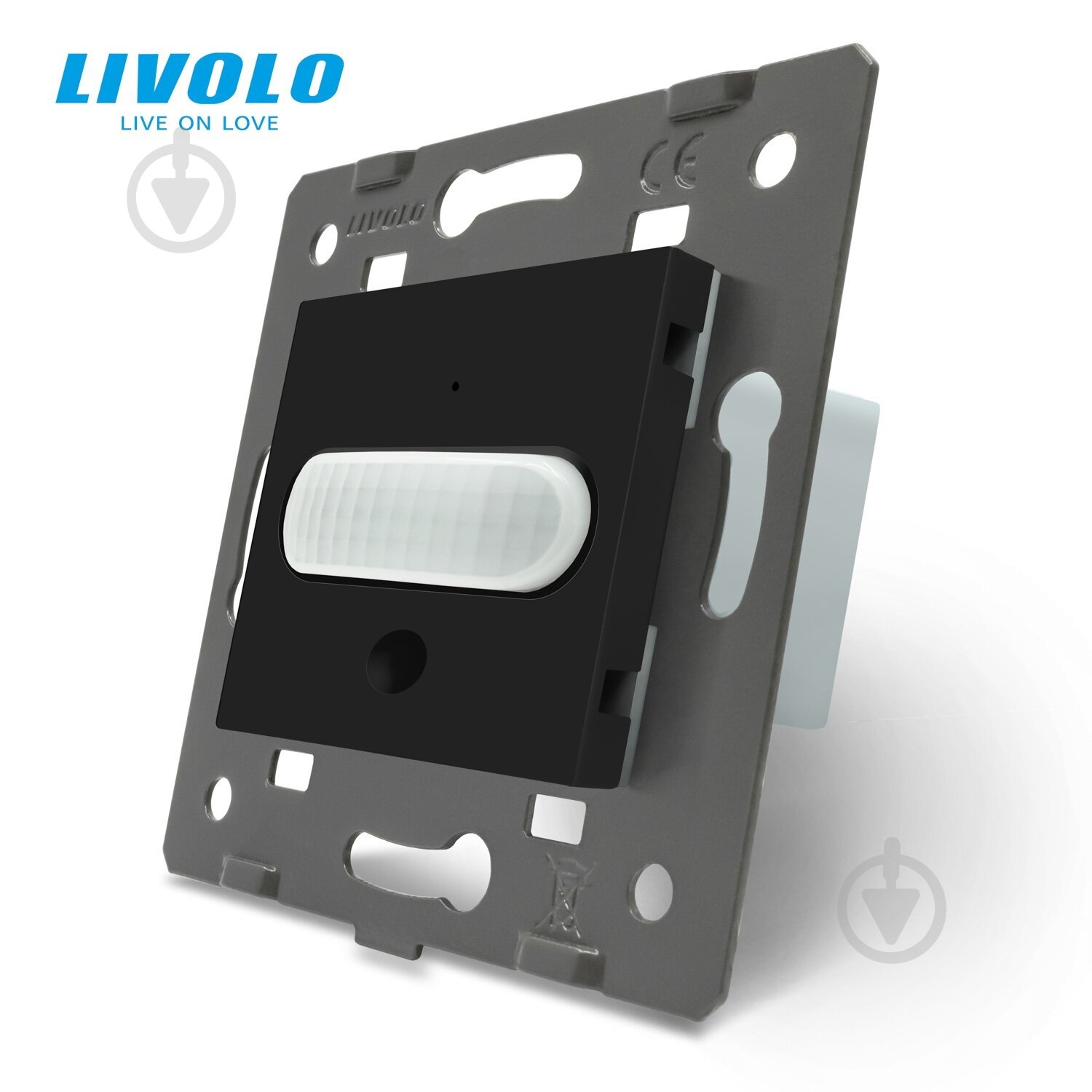 Механизм датчика движения Livolo черный VL-C7-01RG-12 - фото 3 Механизм датчика движения Livolo черный VL-C7-01RG-12 - фото 3