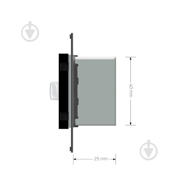 Механизм датчика движения Livolo черный VL-C7-01RG-12 - фото 8 Механизм датчика движения Livolo черный VL-C7-01RG-12 - фото 8