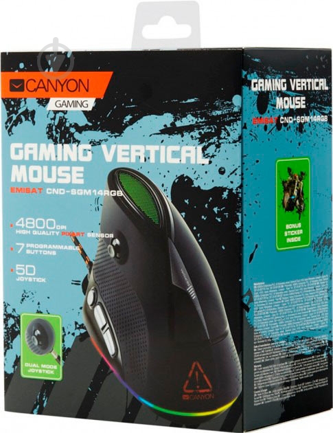 Миша Canyon Emisat CND-SGM14RGB - фото 7