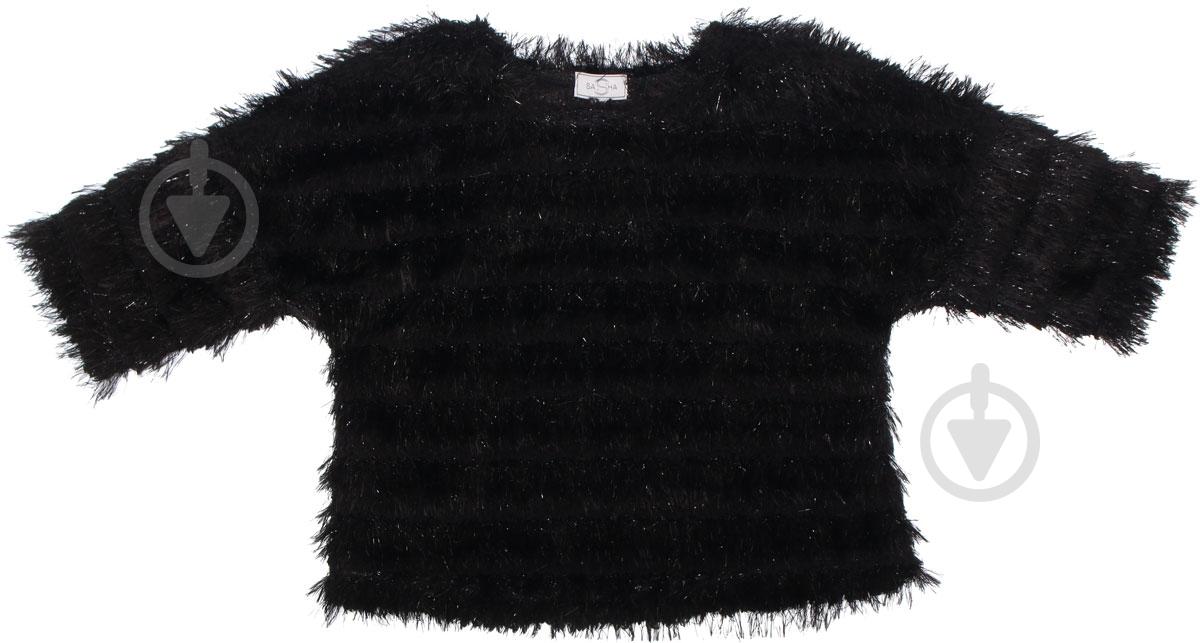 Блуза Sasha для девочки р.134 черный 4279/1 - фото 1 Блуза Sasha для девочки р.134 черный 4279/1 - фото 1