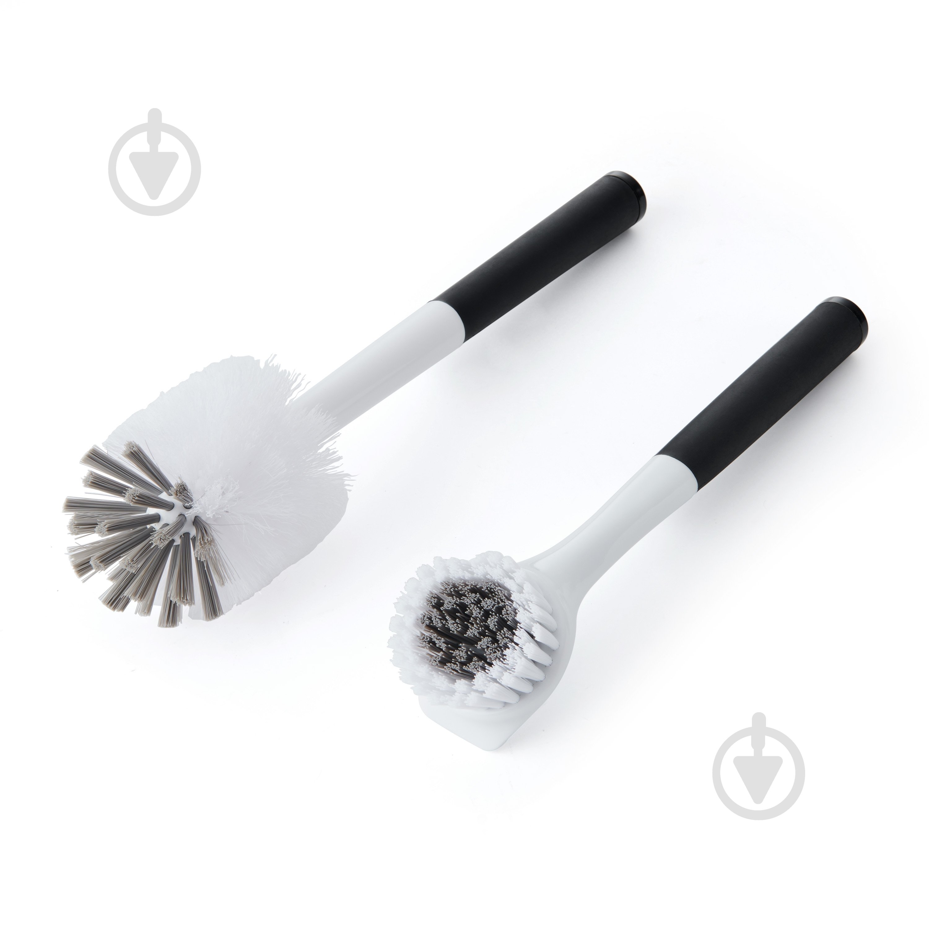 Набір щіток Sinkware 2 шт. 29,5 см чорно-білий (KEG875OHBA) KitchenAid - фото 1