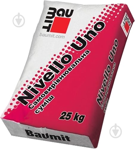 Самовыравнивающийся пол Baumit Nivello Uno 25 кг - фото 1