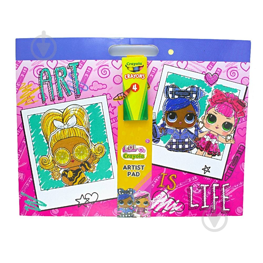 Арт-блокнот «Crayola & LOL (35057)» - фото 1