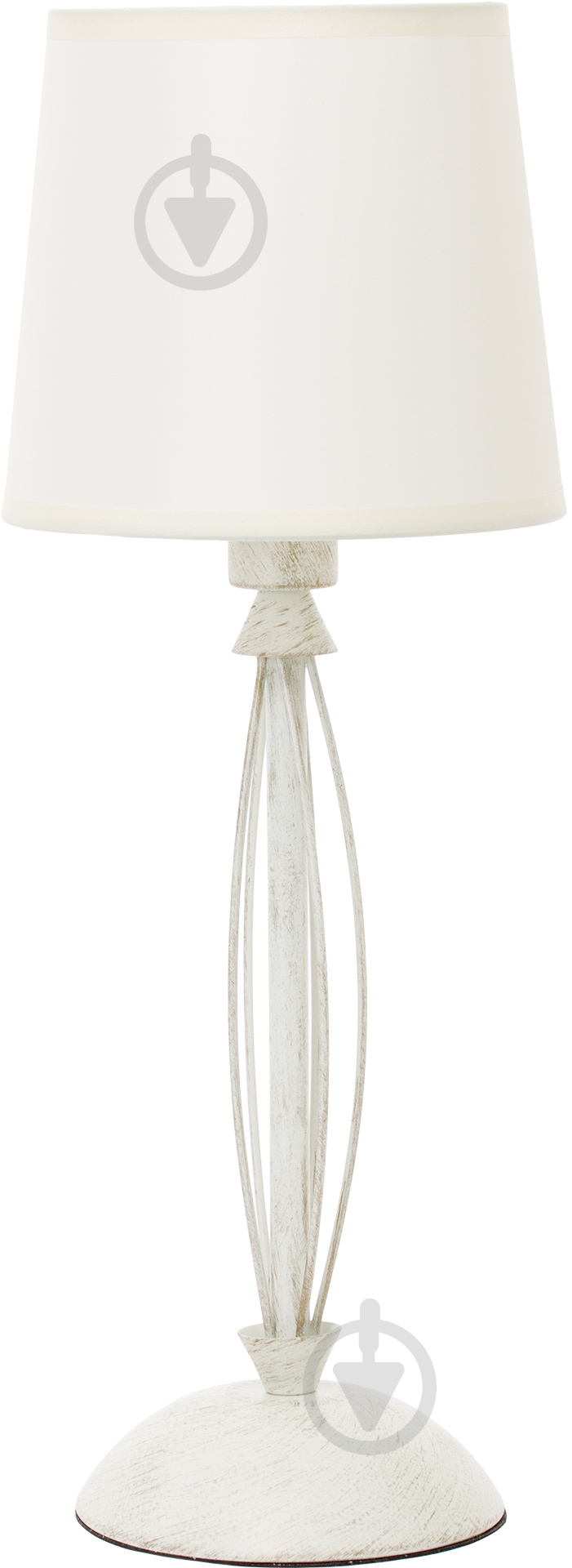 Настільна лампа декоративна Інтерклас ННБ 01-ХХ-092 1x40 Вт E14 білий із зеленим T9310-1 - фото 1