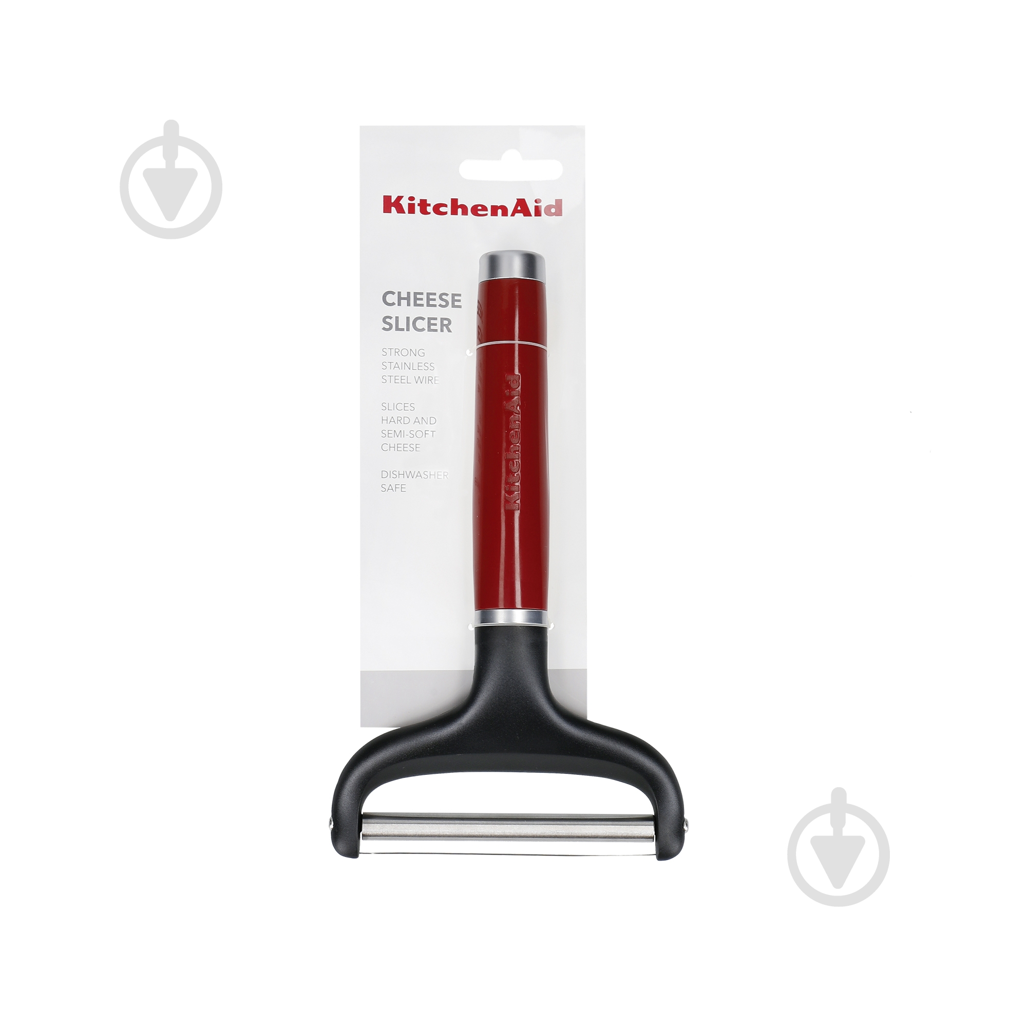 Ніж для нарізання сиру KitchenAid Coreline, 20,3 см, червоний (KAG133OHERE) - фото 4