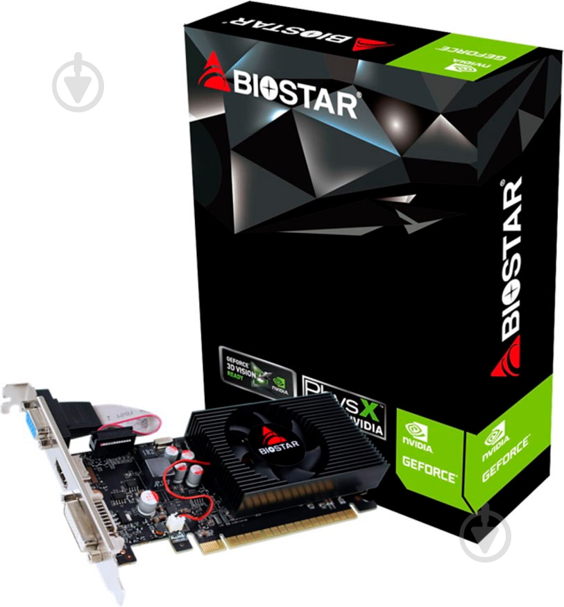 Відеокарта Biostar GeForce GT730 2GB GDDR3 128bit (VN7313THX1) - фото 2 Відеокарта Biostar GeForce GT730 2GB GDDR3 128bit (VN7313THX1) - фото 2