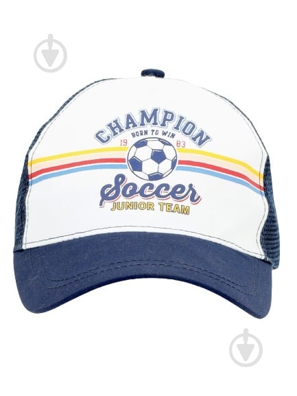 Бейсболка Yo р.50-54 синий - фото 1