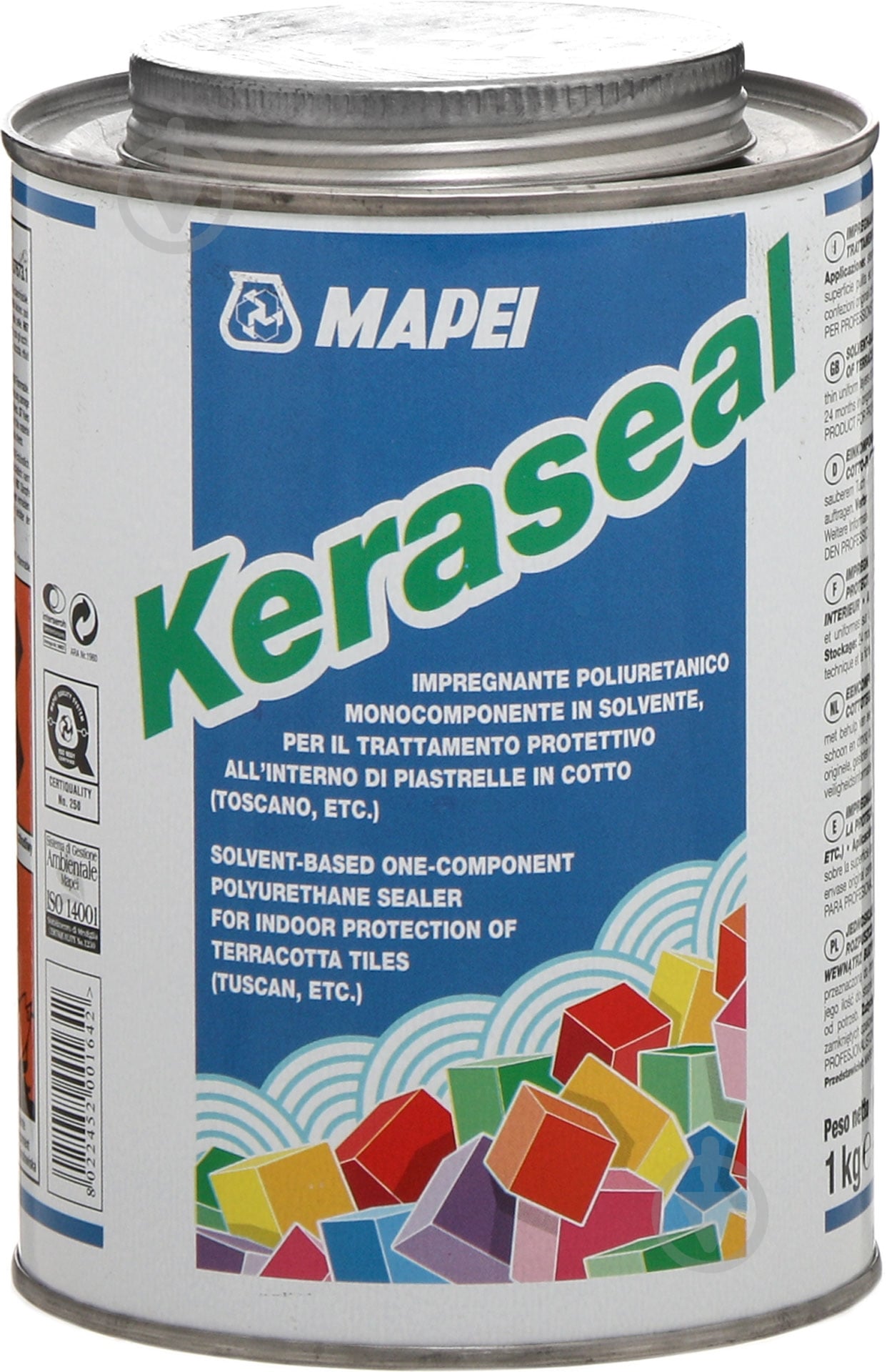 Лак защитный Keraseal Mapei полуглянец 1 л прозрачный - фото 1 Лак защитный Keraseal Mapei полуглянец 1 л прозрачный - фото 1
