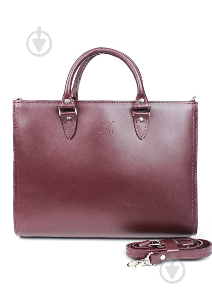 Сумка женская The Wings Fency А4 бордовый TW-Fency-A4-mars-ksr - фото 1 Сумка женская The Wings Fency А4 бордовый TW-Fency-A4-mars-ksr - фото 1