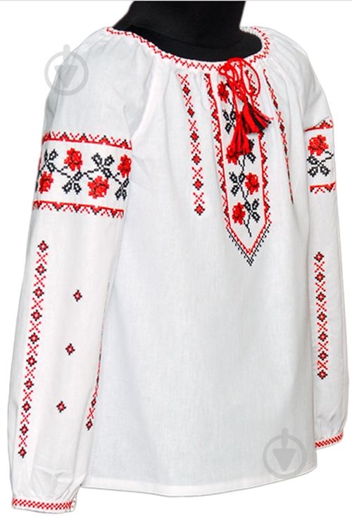 Вышиванка Гармонiя Роза р.98 белый - фото 3