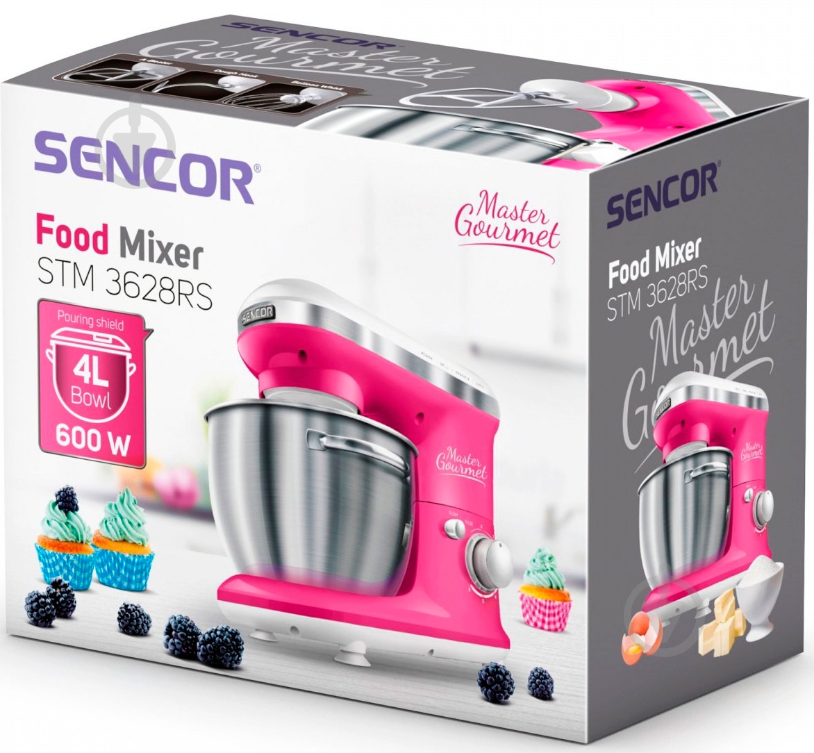 Миксер планетарный Sencor STM3628RS - фото 9 Миксер планетарный Sencor STM3628RS - фото 9