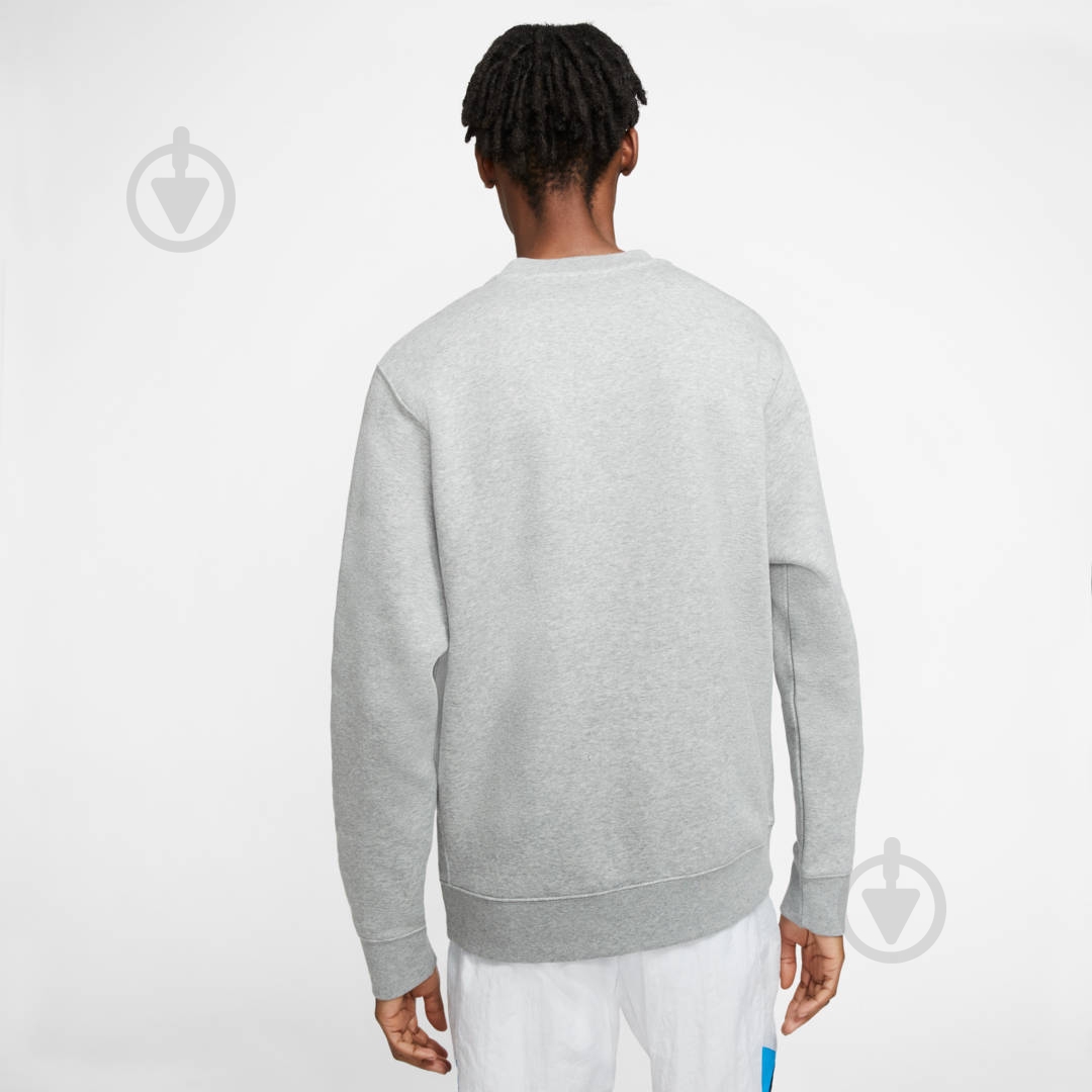 Свитшот Nike M NSW JDI CREW FLC HBR CK2239-063 р. S серый - фото 3