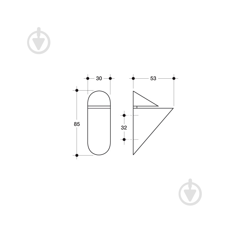 Тримач для полиць Poliplast ABS 4-22 мм бук - фото 5