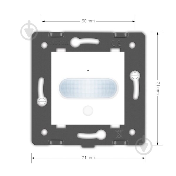 Механизм датчика движения Livolo белый VL-C7-01RG-11 - фото 7 Механизм датчика движения Livolo белый VL-C7-01RG-11 - фото 7