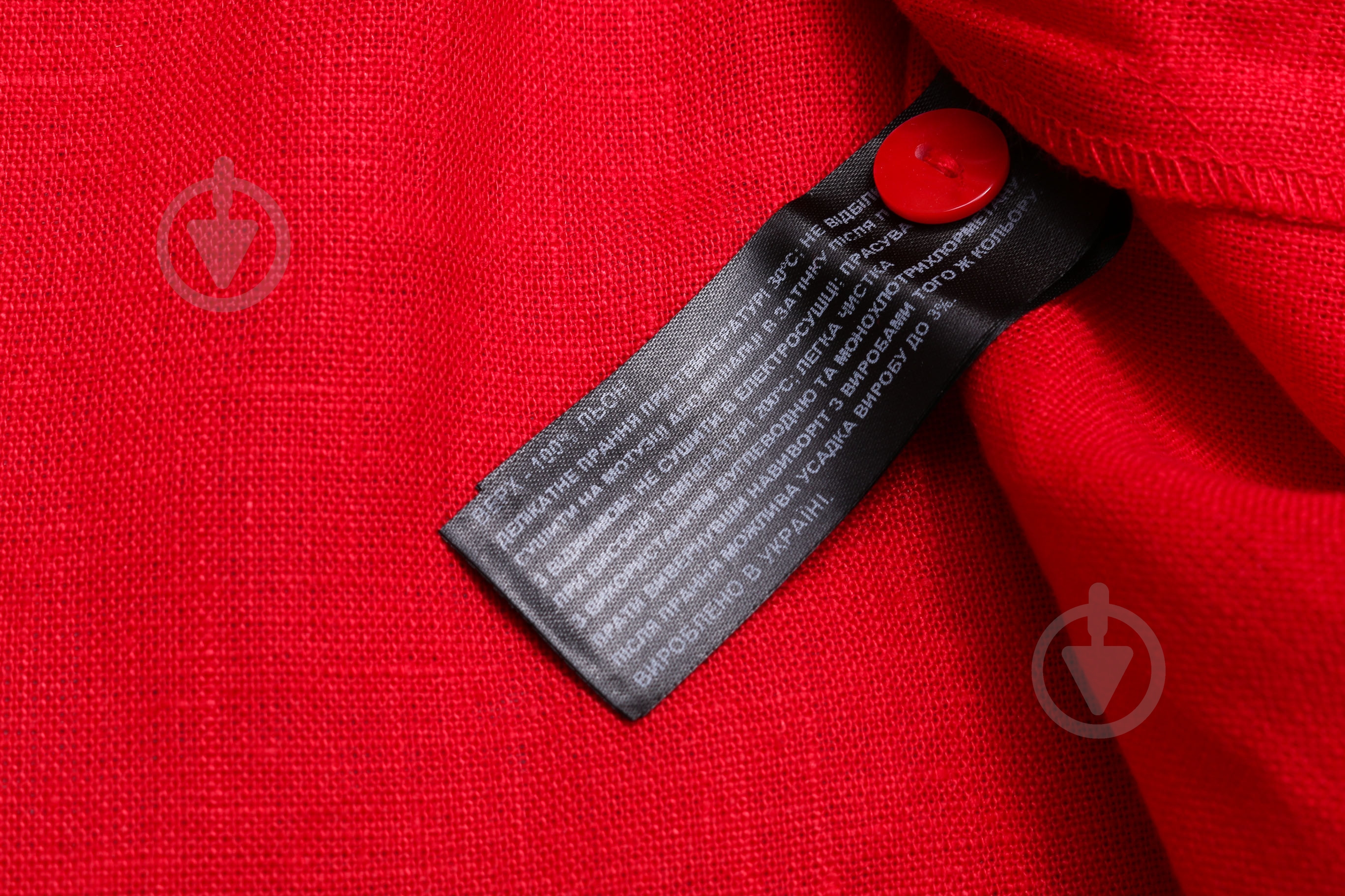 Спідниця для дівчаток лляна Гармонiя р.122 червоний - фото 4