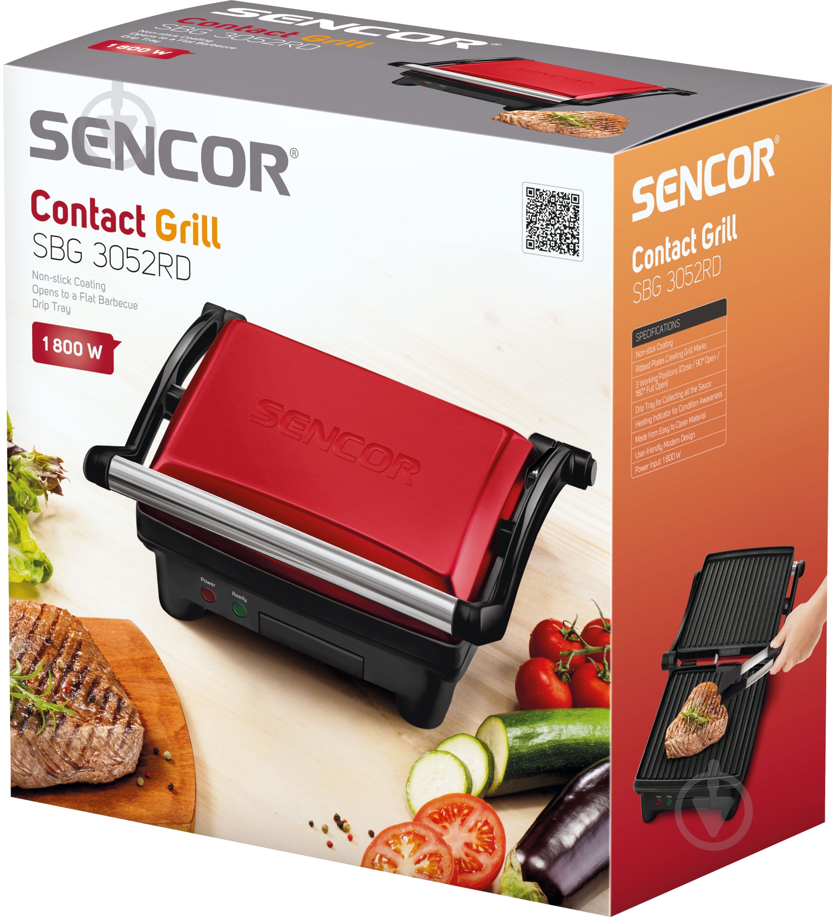 Гриль-барбекю Sencor SBG3052RD - фото 8