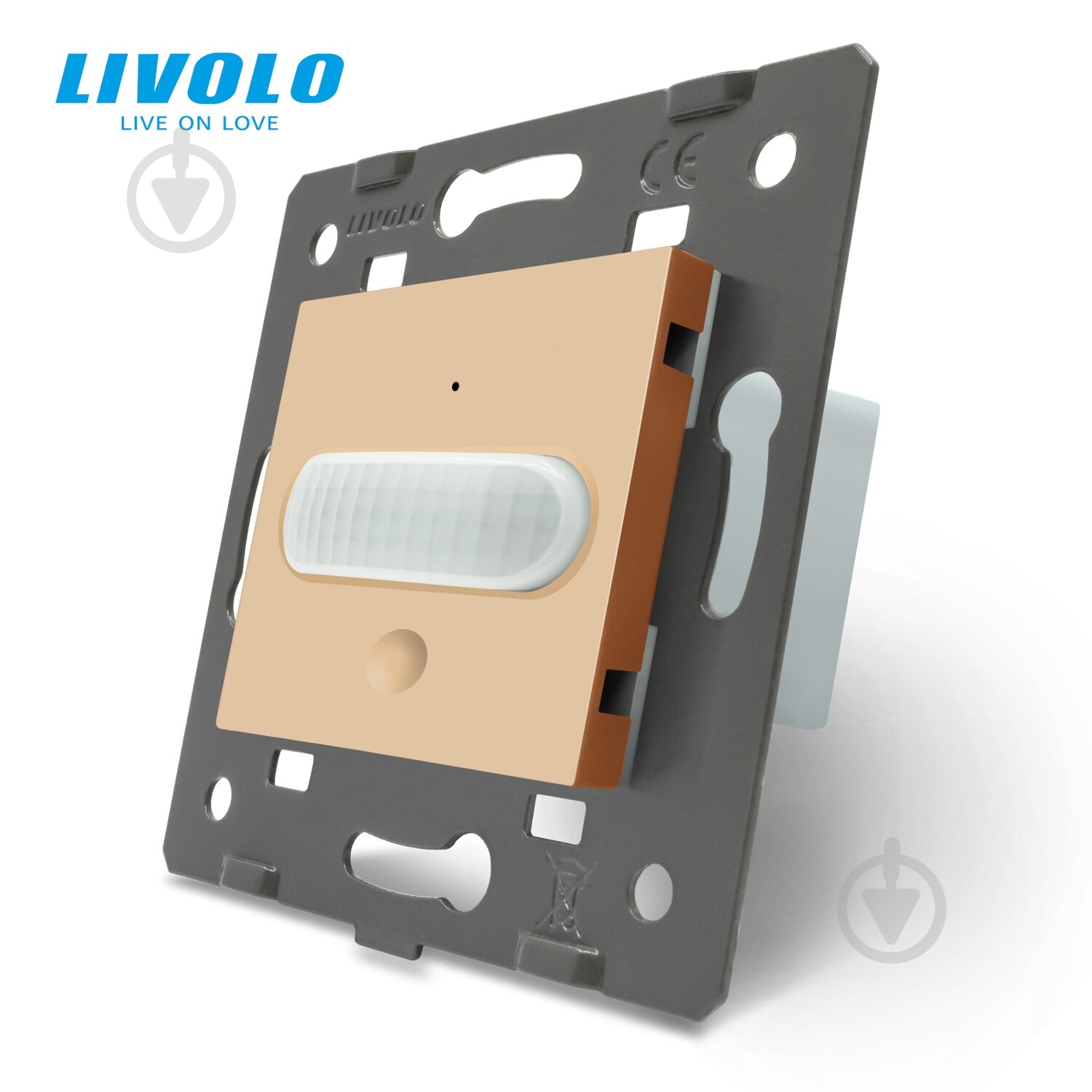 Механизм датчика движения Livolo золото VL-C7-01RG-13 - фото 3 Механизм датчика движения Livolo золото VL-C7-01RG-13 - фото 3