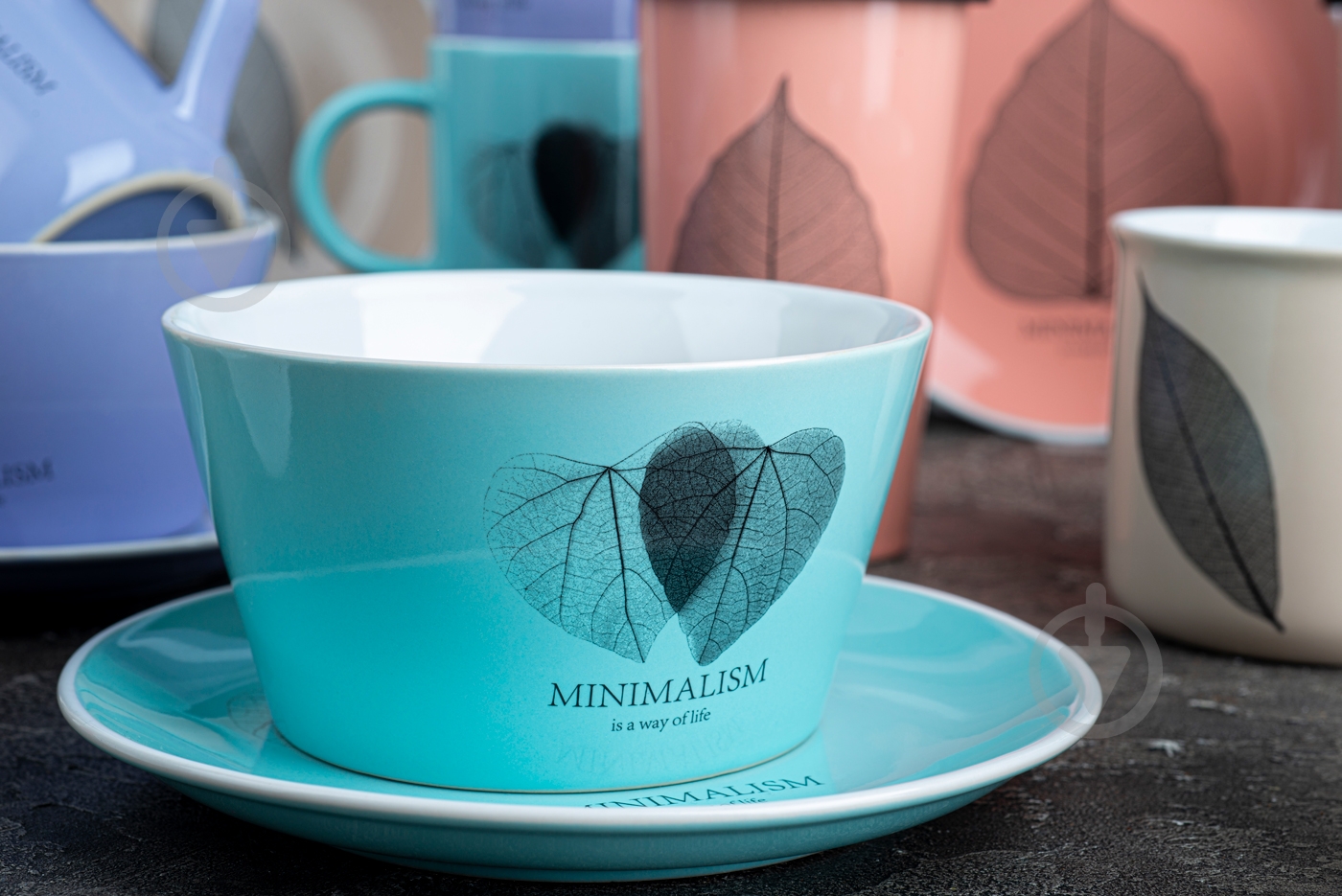 Салатник Limited Edition Minimalism 480 мл синий (HTK-018) - фото 4
