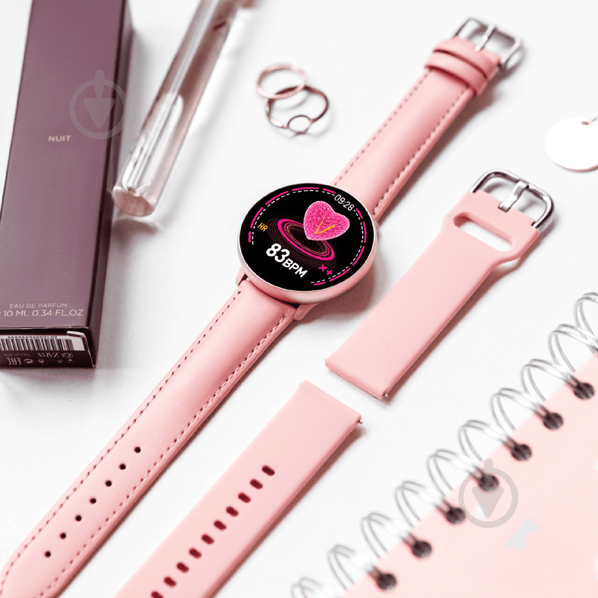 Смарт-часы Canyon Marzipan pink (CNS-SW75PP) - фото 7