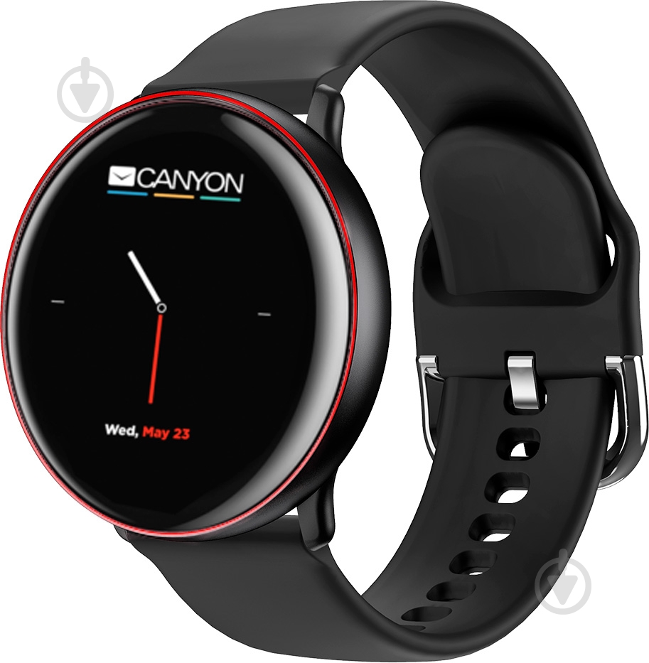Смарт-часы Canyon Marzipan black (CNS-SW75BR) - фото 1