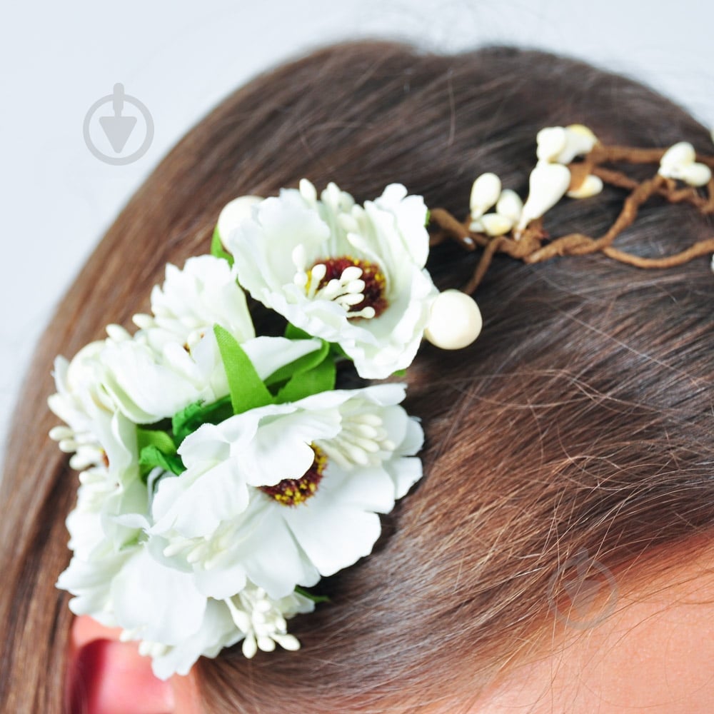 Венок Гармонiя терновый белый - фото 2