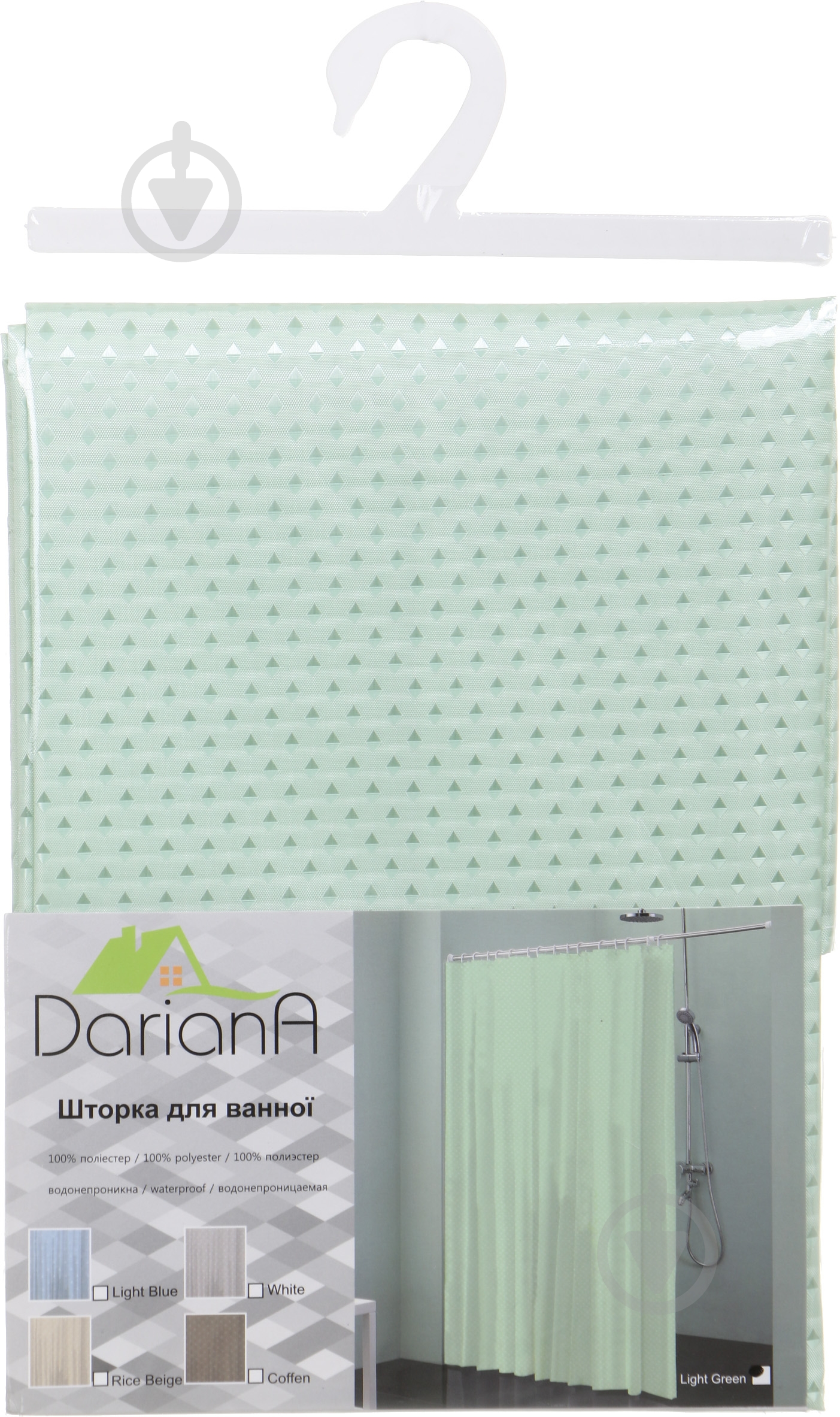 Шторка для ванны Dariana 180х200 см Z08 - фото 3