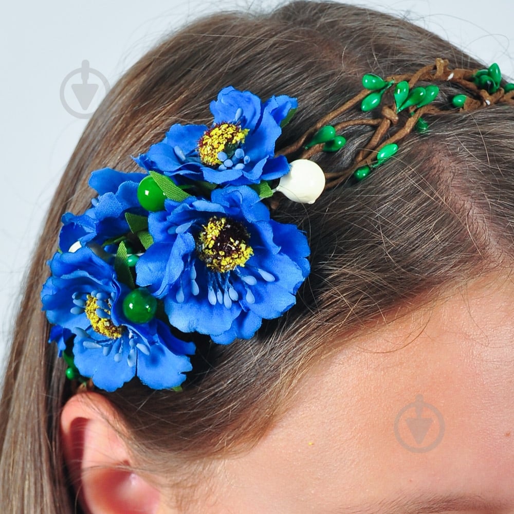 Веночек детский Гармонiя терновый синий - фото 1