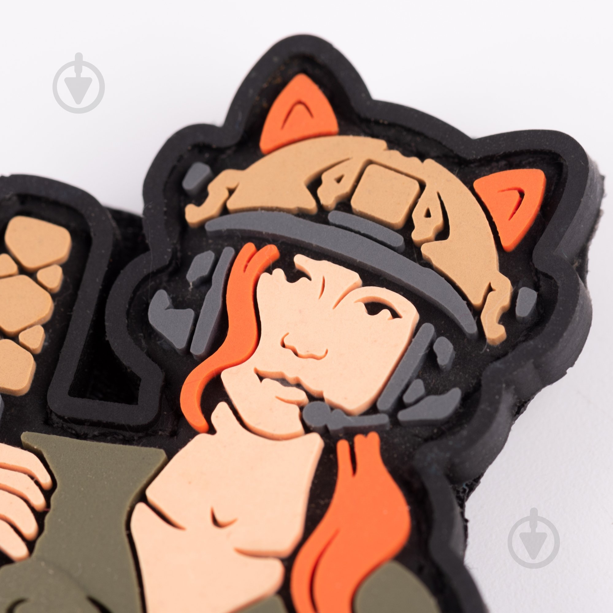 Патчи Brand Element ПВХ (шеврон) "Девочка кошка" рыжая, 6,5*8см - фото 3 Патчи Brand Element ПВХ (шеврон) "Девочка кошка" рыжая, 6,5*8см - фото 3