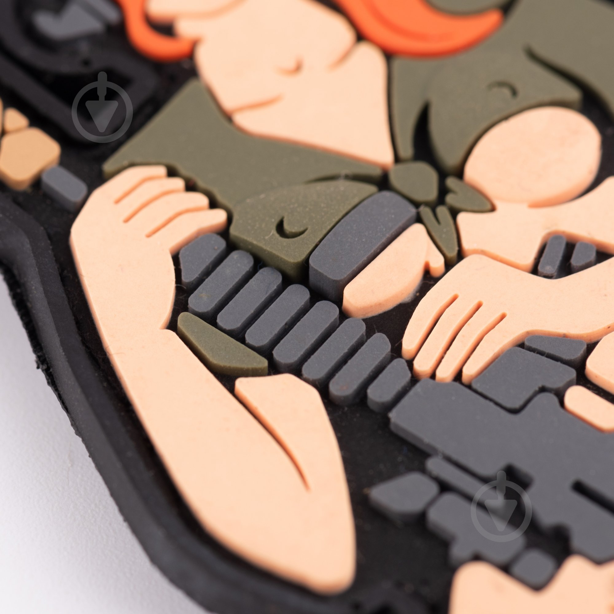 Патчи Brand Element ПВХ (шеврон) "Девочка кошка" рыжая, 6,5*8см - фото 4 Патчи Brand Element ПВХ (шеврон) "Девочка кошка" рыжая, 6,5*8см - фото 4