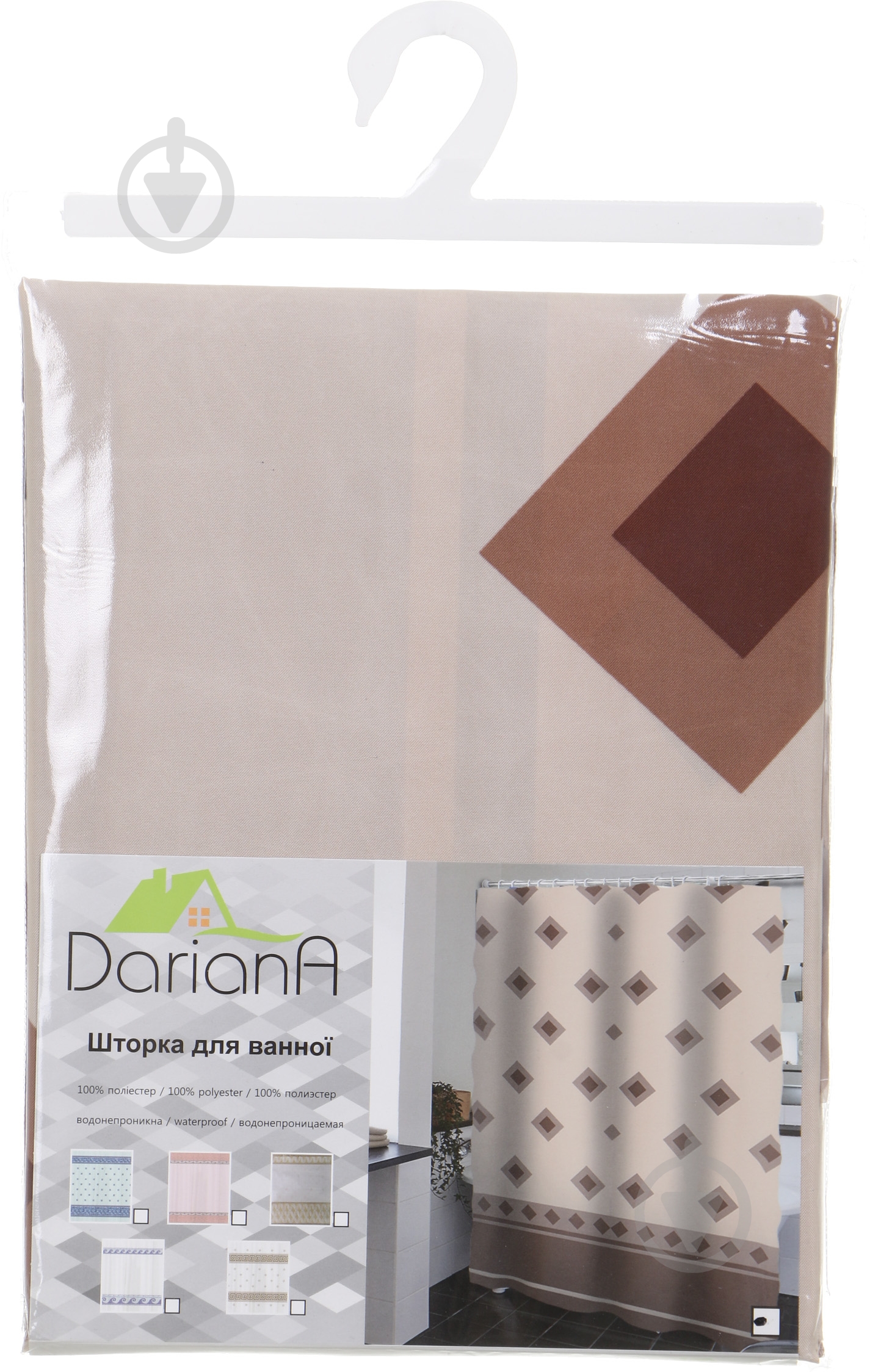 Шторка для ванни Dariana 180х200 см JG-004-2 - фото 3