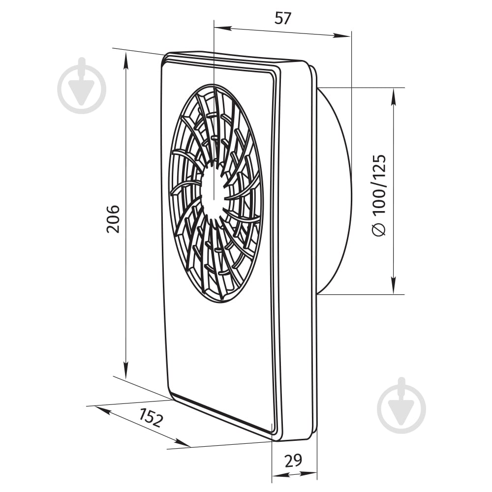 Вытяжной вентилятор Вентс іФан - фото 4