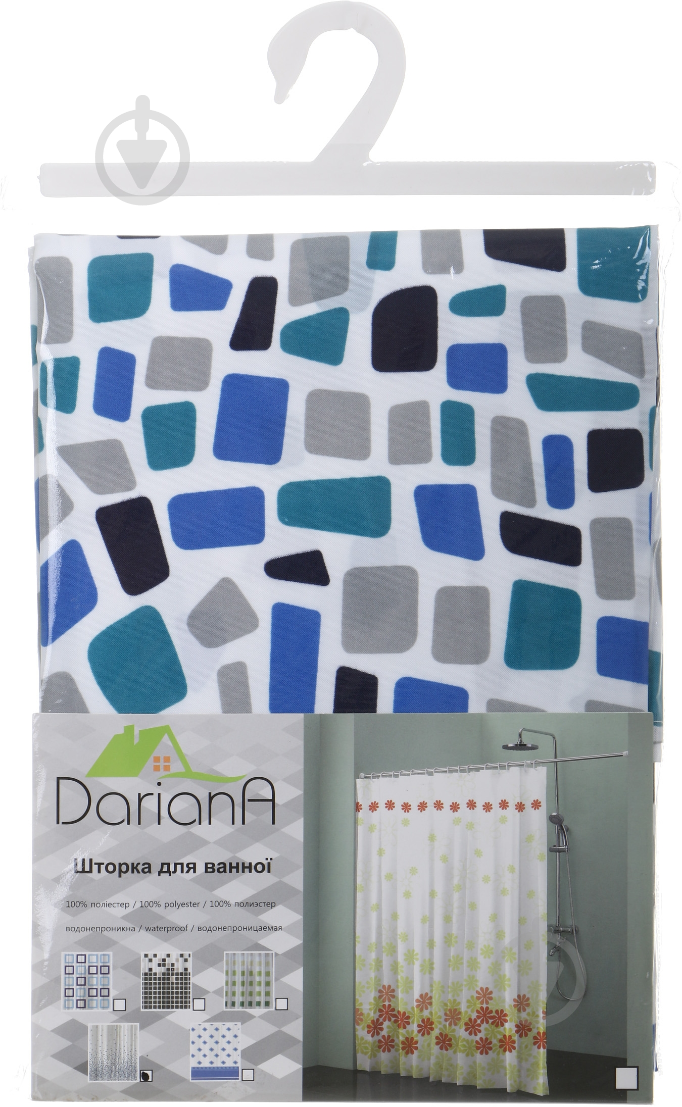 Шторка для ванны Dariana 180х200 см JG-004-3 - фото 3