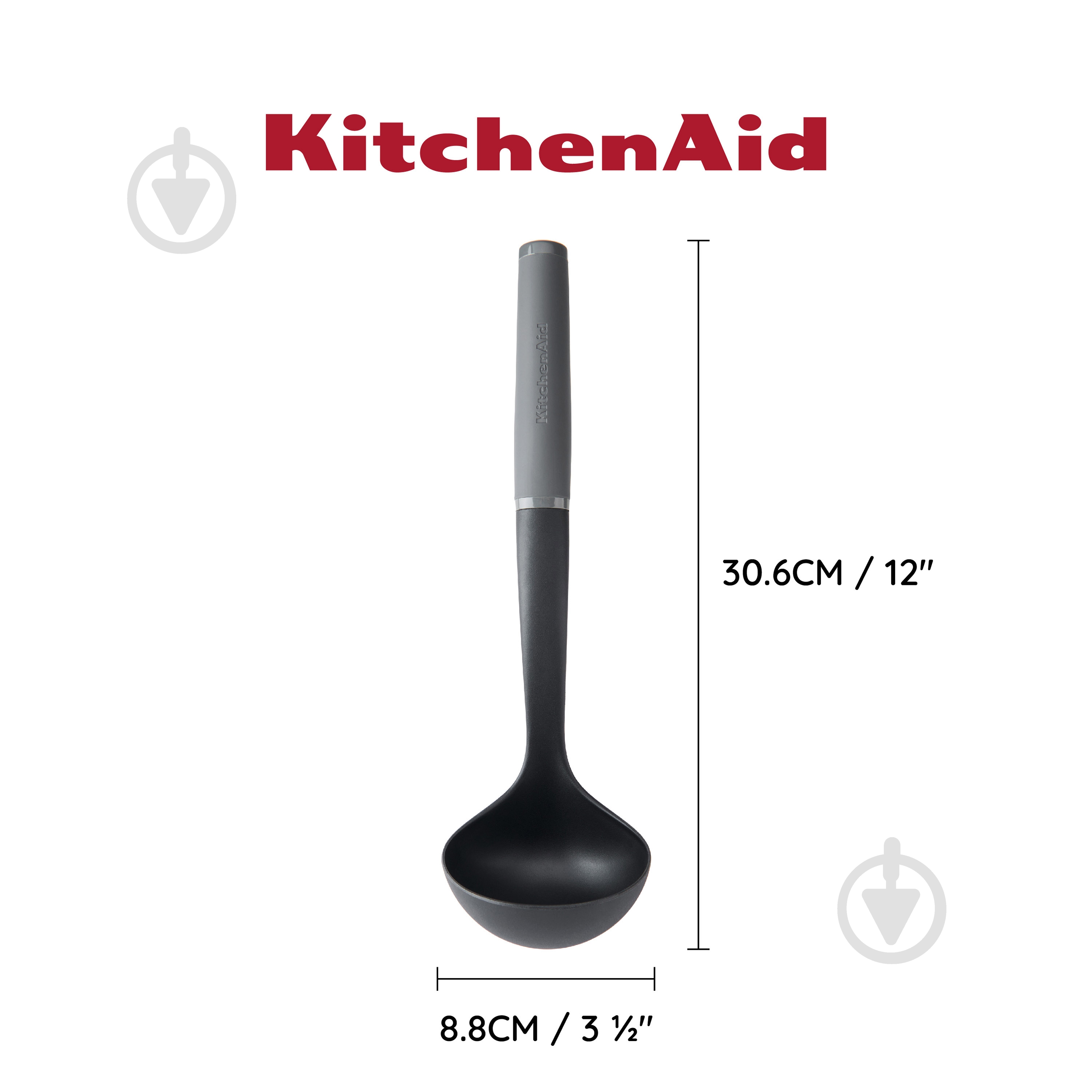 Ополоник KitchenAid 31,5 см, сірий (KAS006OHCGG) - фото 5