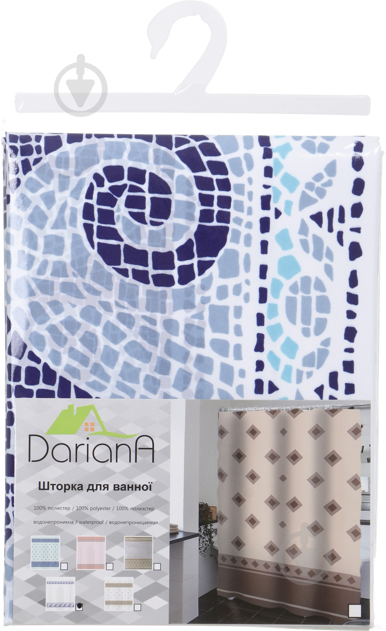 Штора для душу Dariana 180х200 см JG-004-5 - фото 3