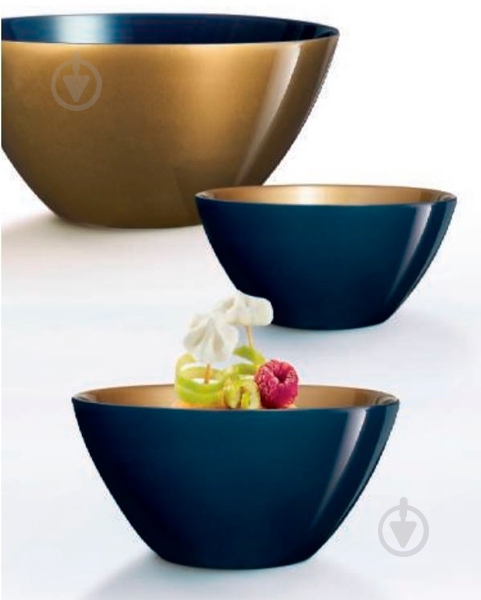 Набір салатників Luminarc Blue&Gold (P6671) - фото 3 Набір салатників Luminarc Blue&Gold (P6671) - фото 3