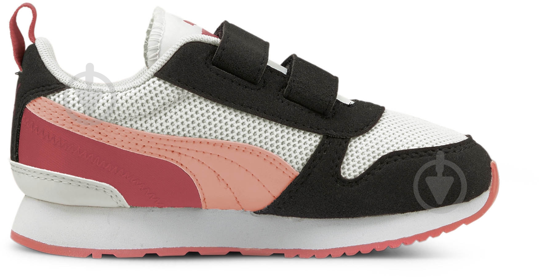 Кросівки для дівчаток Puma Puma R78 V PS 37361715 р.28 біло-коралові - фото 2 Кросівки для дівчаток Puma Puma R78 V PS 37361715 р.28 біло-коралові - фото 2