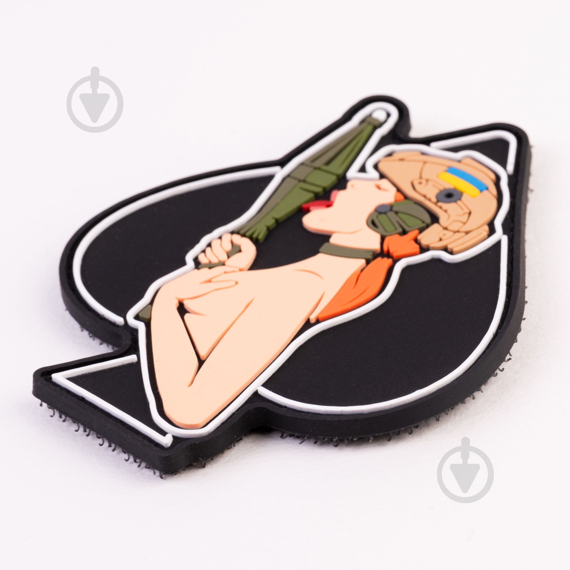 Патчи Brand Element ПВХ (шеврон) "Девочка-пика" рыжая, 7,5*9см - фото 2 Патчи Brand Element ПВХ (шеврон) "Девочка-пика" рыжая, 7,5*9см - фото 2