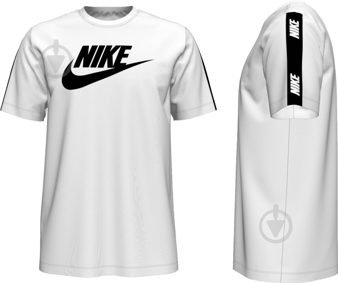 Футболка Nike M NSW HYBRID SS TEE CK2379-100 р.2XL белый - фото 1