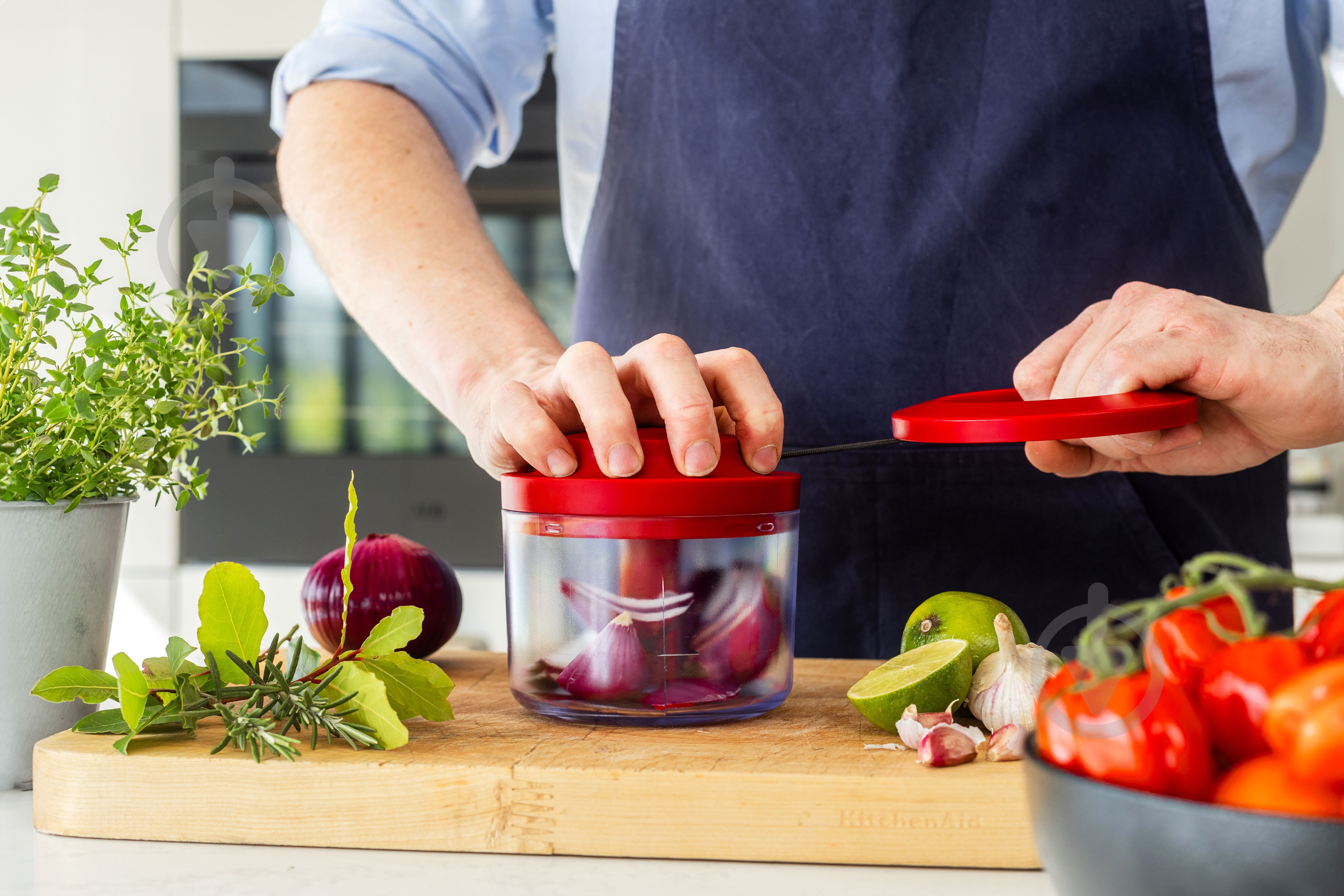 Подрібнювач KitchenAid Universal ручний, 720 мл, червоний (KQG153BXERA) - фото 16